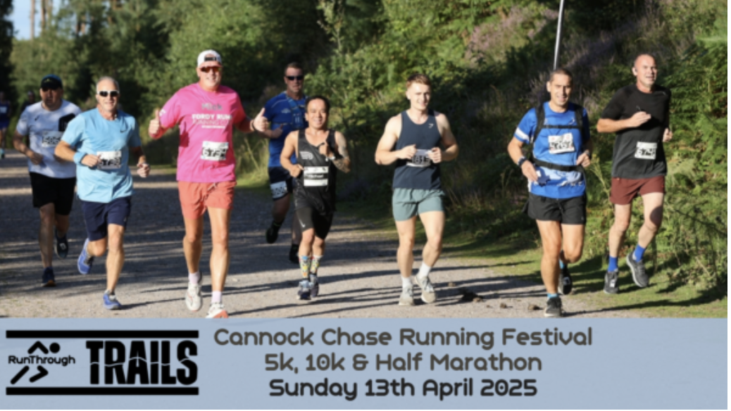 Cannock Chase Running Festival Half Marathon - April 2025