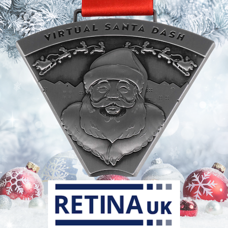 Retina UK Virtual Santa Dash